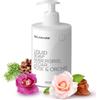 DELAMARK Eco Sapone Liquido Mani Ambra 500 ml - detergenza delicata, pH fisiologico, ricarica, formula naturale, vegano