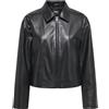 ONLY Onlnicki Faux Leather Zip Jacket Otw Onlnicki Otw - Giacca in finta pelle con cerniera Donna (Pacco da 1)