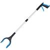 STARTONYOU Pinza raccogli oggetti telescopico (83 cm) - Raccogli foglie morte, rifiuti, con calamita - Canna a grappolo lungo giardino, anziani, senza abbassarsi (blu)