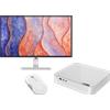Lenovo IdeaCentre Mini + L27h 4A 2K QHD Monitor & Bluetooth Silent Mouse Processore Intel® Core i5-13420H di tredicesima generazione E-core fino a 3,4 GHz P-core fino a 4,6 GHz, Windows 11 Home 64, 1 TB SSD QLC - ICVISFR1