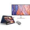 Lenovo Ideapad 5 2-in-1 + L27h 4A 2K QHD Monitor & Bluetooth Silent Mouse Processore AMD Ryzen AI 7 350 2 GHz fino a 5 GHz, Windows 11 Home 64, 512 GB SSD M.2 2242 PCIe Gen4 TLC - IPVISIT6