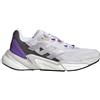 Adidas HR1736 X9000L3 W Donna, Ftwr White/Silver Met./Purple Rush EU 39 1/3