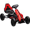 HOMCOM Go Kart Elettrico per Bambini 3-8 Anni, 12V 3-5 km/h