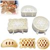 CAOMEI Set da 3 pezzi Mini Stampo per Crostata, Stampi per Crostatine a 3 Forme Stampi per Torta a Mano, Tortiera Crostata per Fare Quiche, Torte, Torta di Mele