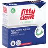 IDECO Srl Fittydent Cuscinetti Adesivi Morbidi Per Protesi Inferiore 30 Pezzi - Stabilità e Comfort