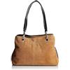 Chicca Borse 10028, Borsa a Mano Donna, Marrone (Cuoio), 32x20x14 cm (W x H x L)
