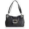Chicca Borse Borsa a mano pochette da donna in pelle scamosciata 27 x 18 x 12 cm