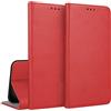 generale compatibile per XIAOMI REDMI NOTE 9S / NOTE 9 PRO/NOTE 9 PRO MAX Custodia Cover Case Stand Libro Gel Silicone TPU Magnetica protezione Portafoglio Eco Pelle Porta Carte (Rosso)