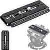 INNOREL Piastra di rilascio rapido sostituzione universale 120 * 50 millimetri INNOREL QV120 con viti da 1/4 e 3/8 per testa fluida video serie Manfrotto 501PL, Innorel f60, fotocamere DSLR, videocamere