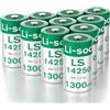 WAEUUKKPO LS14250 [1/2AA ][10 pezzi] batteria al litio da 3,6 V 1300 mAh, non ricaricabile ER14250 per contatori d'acqua, contatori elettrici, strumenti medici e dispositivi ecc