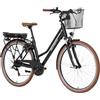 F.lli Schiano Bici Elettrica Uomo Donna 28, Batteria Rimovibile 540Wh, Motore 250W, E-Ride Nero