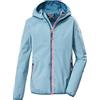 Killtec Bambine e ragazze Giacca funzionale impermeabile con cappuccio e Magic Print. KOS 156 GRLS JCKT, hell ocean, 116, 44115-000