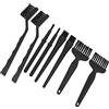 Mobestech Kit Spazzola di Pulizia Anti Statica Nero 8 Pezzi per Elettronica | Pa Nylon Wool e Abs, Portatile per Manutenzione Ordinaria, Adatta a Camera e Schermo