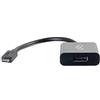 C2G /Cables to Go 29482 Convertitore adattatore USB-C a Displayport, conforme TAA, nero