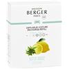 Maison Berger Paris Diffuseur Voiture Recharge Zeste De Verveine 2x17gr eur Voiture Recharge Zeste De Verveine Ricariche Diffusori Auto Diffusori