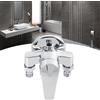 Yosoo Health Gear Miscelatore Bagno Rame Ottone Rubinetto Acqua Manopol | Controllo temperatura calda e fredda per doccia, Corpo in ottone con attacchi G1/2, Miscelatore per bagno lavabo, Design erg