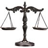 Statua antica decorativa in ferro a forma di bilancia, decorazione per avocado