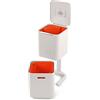 Joseph Joseph 30064 Totem Compact Unità Separazione e Riciclaggio Rifiuti, Pietra, 40 l
