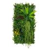 Monster Shop Parete con Piante Artificiali 50 x 100cm Alina Foliage Verde Realistico per Interni ed Esterni - Resistente agli Agenti Atmosferici e ai Raggi UV - Recinzione, Sfondo Decorativo - Fissaggi Inclusi