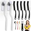 Bvtpoyy 11 Pcs Spazzola Per La Pulizia Delle Fessure, Cleaning Brush Multifunzionale Pulisci, Fughe Pavimenti, Spazzola Pulizia Fessure, Spazzola Per Pulire Doccia, Per Una Pulizia Profonda Di Pavimenti Di Pi