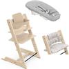 Stokke - Sedia Tripp Trapp + Baby Set² + Newborn Set + Cuscino
