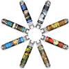 Yove Bzvst Mini Puzzle per Adulti Confezione da 8 - 234 Pezzi Ciascuno Micro Puzzle Impegnativo in Provetta, Puzzle Tascabile da Viaggio, Idea Regalo, 10x15 cm