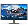 Philips P Line 439P1/00 LED display 108 cm (42.5") 3840 x 2160 Pixel 4K Ultra HD LCD Nero - 439P1/00