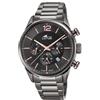 LOTUS Orologio Uomo Analogico Acciaio Inox 316L Nero - Quarzo - Cronografo - Calendario - Vetro Minerale - Impermeabile 10 ATM Casual 18686/2 Chrono
