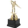 GRIRIW Coppa da Biliardo in Plastica Oro, Premio Decorativo Tema Biliardo, per Pool e Snooker, Facile da Mantenere, da Collezione, per Competizioni e Feste