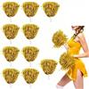 Mimdixy 10 PON PON da Cheerleader, Palla da tifo con Manico Dritto, Portatile, Riutilizzabile, in plastica, con Effetto Flash, per Giochi Sportivi, Basket, Baseball, Feste, Festival.