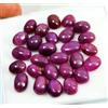 4PC Naturale Rosso Africano Rubino Ovale Loose Cabochon Lotto 7X5mm