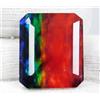 Gemma Naturale Ammolite Opale Effetto Organico a Taglio 50 Ct IGL