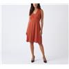 Cop-Copine Cop Copine Tisiphone Abito Donna (Eu) 40 senza Maniche Foderato Rosso Mattone