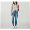 Gant Top Senza Maniche In Cotone E Seta Stampato A Pois Donna UK 10