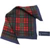 Suitsupply Pochet Check Red Fazzoletto Uomo Taglia Unica Lino Tasca Quadrato