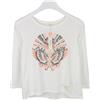 Odd Molly Love FLow T-Shirt Donna x Piccole Girocollo Manica Lunga Logo Organica