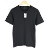 DENHAM T-Shirt Uomo Tube Crew Manica Corta Girocollo Nero Cotone Taglia S