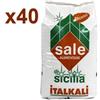 ITALKALI SALE DI SICILIA ALIMENTARE GROSSO, KIT 40 SACCHI DA 25 KG - Per industria alimentare e clorinatori piscina