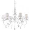 Ideal Lux BLANCHE SP6 BIANCO Mod. 035581 Lampada A Sospensione 6 Luci