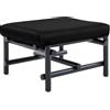 Knoll Muecke Pouf Ottomano Frassino Ebanizzato