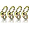 NOVINO Set di 4 staffe di sollevamento 7100, capacità di 2,3 kg, kit di staffe di sollevamento del motore per l'uso con livellatori di carico e imbracature di sollevamento (colorati)