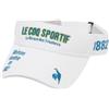 Le Coq Sportif [Le Coq Sportif] Visiera parasole con logo classico LG5SCP50M_WH01_F Giappone