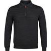 KITON - Maglia con zip - Antracite