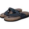 Mephisto Womens Helen Navy Nubuck Sandals 37 EU