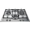 Hotpoint-Ariston PCN 641 T/IX/HAR - PCN641TIXHAR piano cottura a gas, inox, 4 fuochi, griglie ghisa ***PRONTA CONSEGNA***