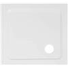 Piatto doccia in tecnopolimero Mr.Flat 80x80 cm x H 3 cm