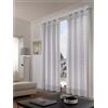 Tenda con anelli Fossil beige 140x280 cm