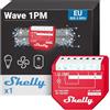 Shelly Wave 1PM, Z-Wave Interruttore Intelligente Relé - 1 Canale, 16А, Monitora il Consumo di Energia, Controllo Remoto e Automazione, Illuminazione, Hub Z-Wave Richiesto, SmartStart
