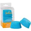DECORA, 0339675 Pirottini Azzurri, Comodissimi Pirottini per Cuocere, Presentare e Regalare Muffin, Resistono fino a 220°, In comodo Blister