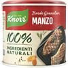 Knorr Brodo Granulare Manzo, Brodo Pronto 100% Ingredienti Naturali, Senza Glutine e Lattosio, con Verdure da Agricoltura Sostenibile, 6 Confezioni da 135g